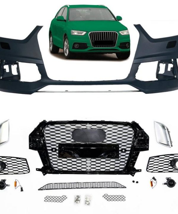 Kimpiris - Μπροστινός Προφυλακτήρας Για Audi Q3 8U Pre-Facelift 2011-2015 RSQ3 Look Με Μάσκα