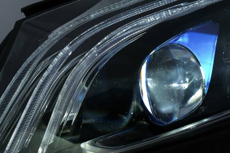 Μπροστινά Φανάρια Set Για Mercedes-Benz C-Class W205 14-20 Upgrade To Maybach Full Led DRL Μαύρα Με Μοτέρ Carner - Image 6