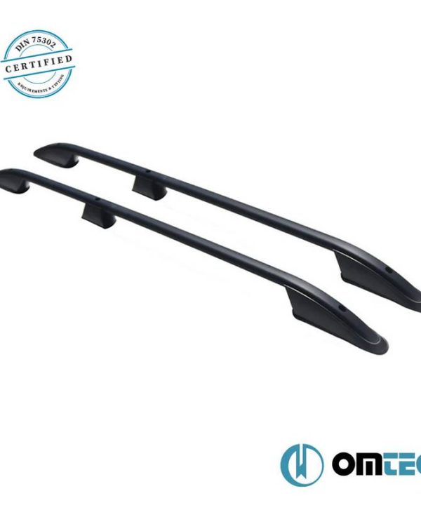 Kimpiris - Μπάρες Οροφής Railing Για Mercedes-Benz Citan 2013-2021 MVN W415 /Renault Kangoo 2008-2021 MVN FC Μαύρες 2 Τεμάχια