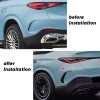 Πλαινά Πτερύγια Πισινού Προφυλακτήρα Για Mercedes-Benz GLC C254 2023+ Coupe Με Amg Line Προφυλακτήρα Γυαλιστερό Μαύρο 2 Τεμάχια - Image 3