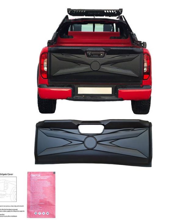 Kimpiris - Προστατευτικό Πόρτας Καρότσας Για Mercedes-Benz X-Class W470 2017+ Μεγάλο Από Abs Πλαστικό Μαύρο