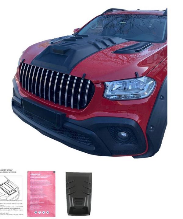 Alternative view of Διακοσμητικό Καπό Mercedes-Benz X-Class W470 2017+ Μαύρο Χρώμα