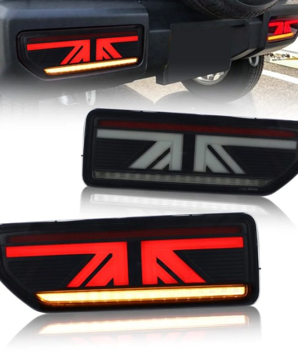 Kimpiris - Πισινά Φανάρια Set Για Suzuki Jimny IV 18- Led Bar Dynamic Φλας Smoke VLand