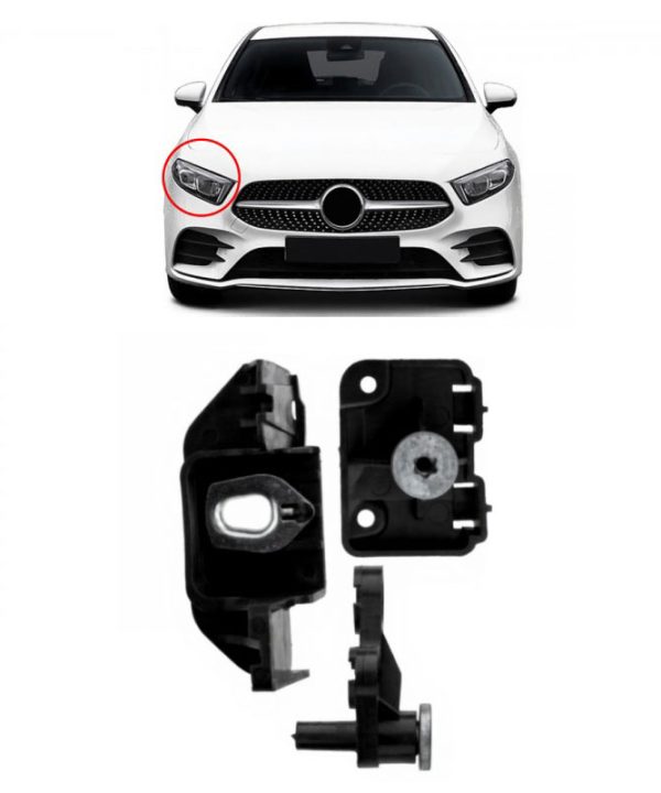 Kimpiris - Βάσεις Επισκευής Δεξιού Φαναριού Για Mercedes-Benz A-Class W177 18+ / CLA C118/W118 19+ 3 Τεμάχια