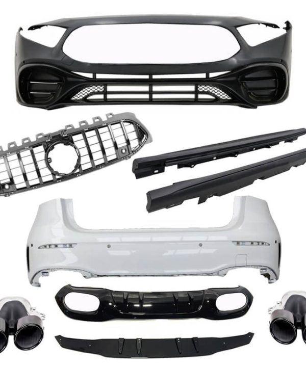 Kimpiris - Body Kit Για Mercedes-Benz A-Class W177 19+ Hatchback Amg A45s Look Black Edition