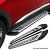 Kimpiris - Πλαινά Σκαλοπάτια Με Βάσεις Για Suzuki Sx4 S-Cross 2013-2017 FABA Silver-Black 183cm 2 Τεμάχια Αλουμινίου