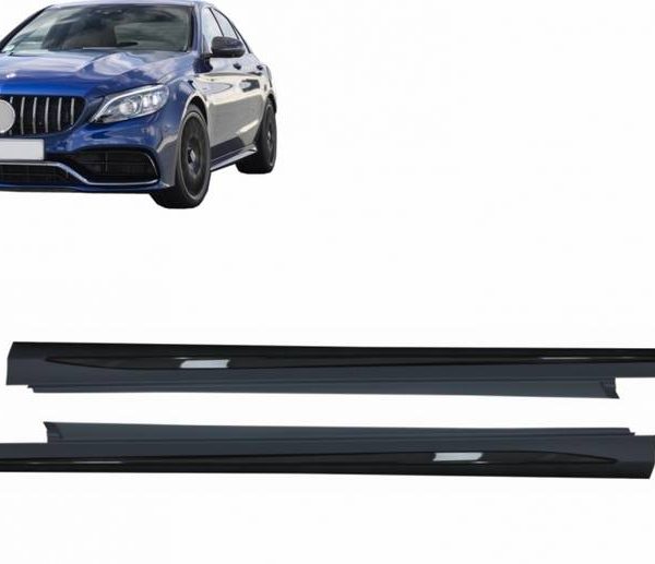 Kimpiris - Πλαινά Μασπιέ Για Mercedes-Benz C-Class W205 14-21 Amg C63s Facelift Look Από Abs Πλαστικό 2 Τεμάχια