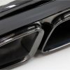 Diffuser Πίσω Προφυλακτήρα Για Mercedes-Benz C-Class W205 14-20 Sedan Amg 63 Look Με Μαύρες Μπούκες - Image 4