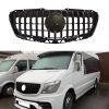 Kimpiris - Μάσκα Για Mercedes-Benz Sprinter W906 Facelift 14-17 GT Amg Panamericana Μαύρο Γυαλιστερό  1 Τεμάχιο
