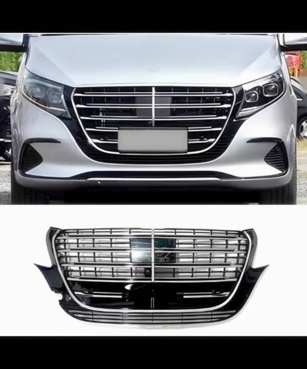 Alternative view of Μάσκα Για Mercedes-Benz Vito W447 / W448 24+ Amg Look Χρώμιο/Μαύρο 1  Τεμάχιο