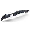 Diffuser Πίσω Προφυλακτήρα Για Bmw 4 F32 Coupe / F33 Cabrio / F36 Gran Coupe 13-21 M-Tech Μαύρο Ματ Με 2 Μονές Τρύπες Εξάτμισης Αριστερά & Δεξιά -0----0-  Από Abs Πλαστικό 1 Τεμάχιο - Image 4