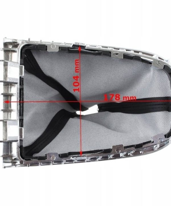 Alternative view of Φυσούνα Λεβιέ Ταχυτήτων Μαρκέ Για Opel Opel Astra J 09-15 Μαύρη Με Πλαίσιο Χρωμίου