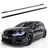 Kimpiris - Πρόσθετα Πλαινά Μασπιέ Για VW Golf VII (7.5) 17-20 Για R / R-Line Μασπιέ Μαύρο Γυαλιστερό Χρώμα Από Abs Πλαστικό 2 Τεμάχια