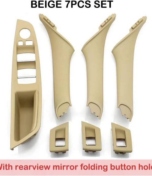 Alternative view of Χειρολαβές Πόρτας Εσωτερικές Σετ Για Bmw 5 F10 Εμπρός & Πίσω Δεξιά & Αριστερά 7 Τεμάχια Μπεζ