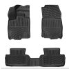 Kimpiris - Πατάκια Σκαφάκια 3D Από Λάστιχο TPE Για Peugeot 3008 Ρ64 / ΡΗΕV 1.6 Plug-in Hybrid 2024- Rizline 4 Τεμάχια Μαύρα