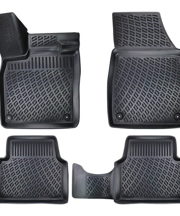Kimpiris - Πατάκια Σκαφάκια 3D Από Λάστιχο TPE Για VW ID.3 Electric 2020- Rizline 4 Τεμάχια Μαύρα