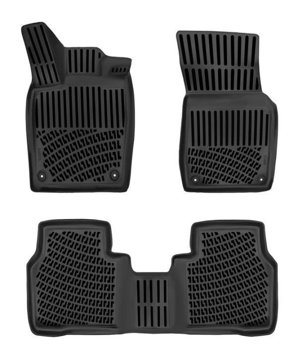 Kimpiris - Πατάκια Σκαφάκια 3D Από Λάστιχο TPE Για VW ID.7 2023- Sedan Rizline 4 Τεμάχια Μαύρα