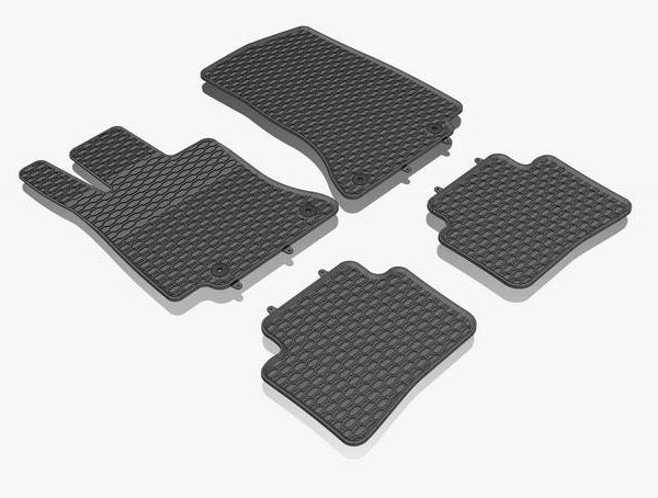 Kimpiris - Λαστιχένια Πατάκια Geyer & Hosaja Για Mercedes C Class W206 2021+ 4 Τεμάχια Μαύρα 934/4C