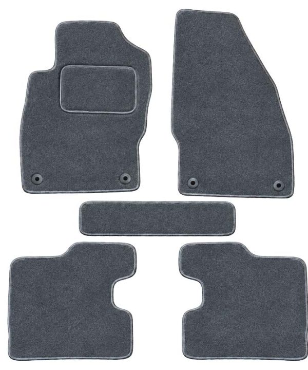 Kimpiris - Πατάκια Αυτοκινήτου Μοκέτα Για Opel Corsa E 2014-2019 Grey 5 Pieces