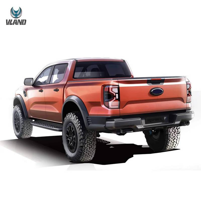 Πισινά Φανάρια Set Για Ford Ranger T9 2022+ Full Led Φιμέ VLand - Image 3