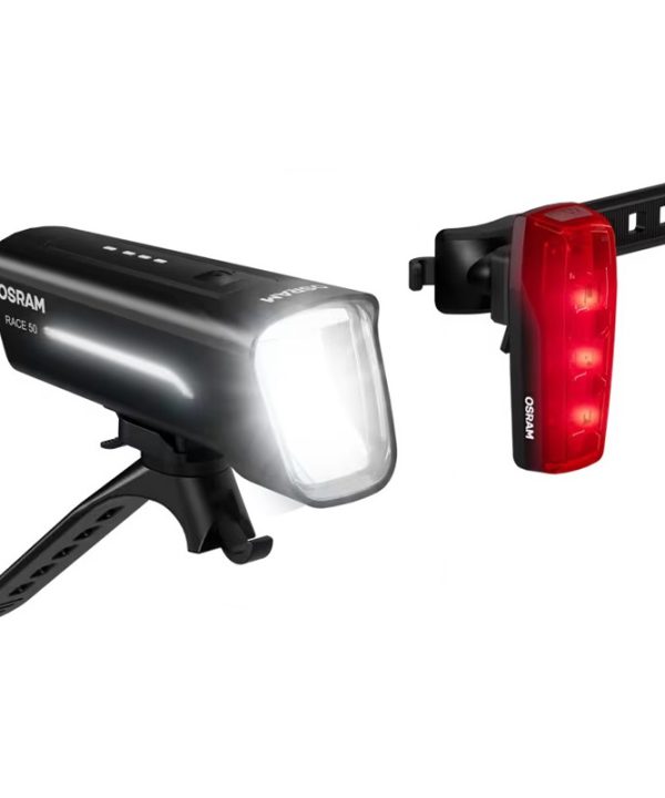 Kimpiris - Σετ Εμπρός & Πίσω Φώτα Ποδηλάτου Usb Type-C Osram LedsBike Race 50 Set LEDBL101SET