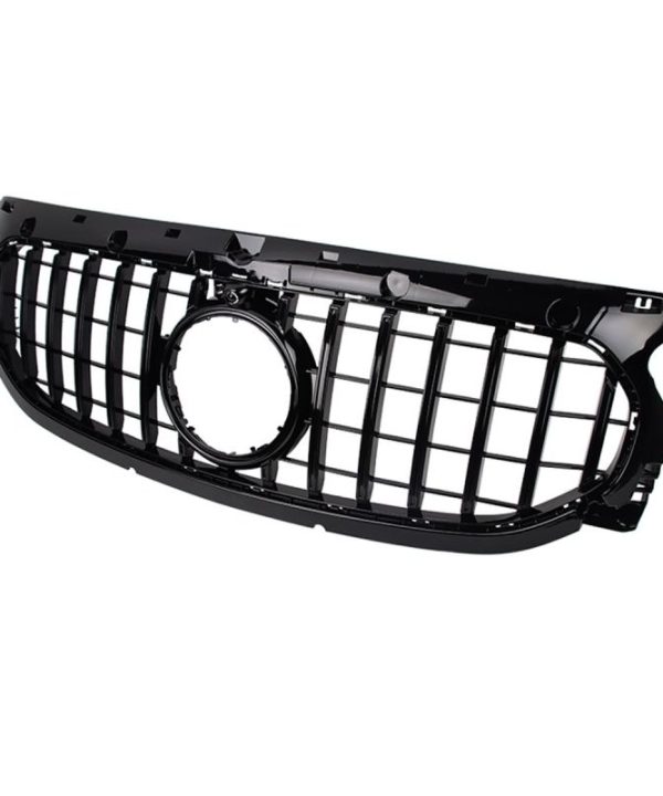 Alternative view of Μάσκα Για Mercedes-Benz GLA H247 20-23 Standard Προφυλακτήρα GT Panamericana Look Γυαλιστερή Μαύρη 1 Τεμάχιο