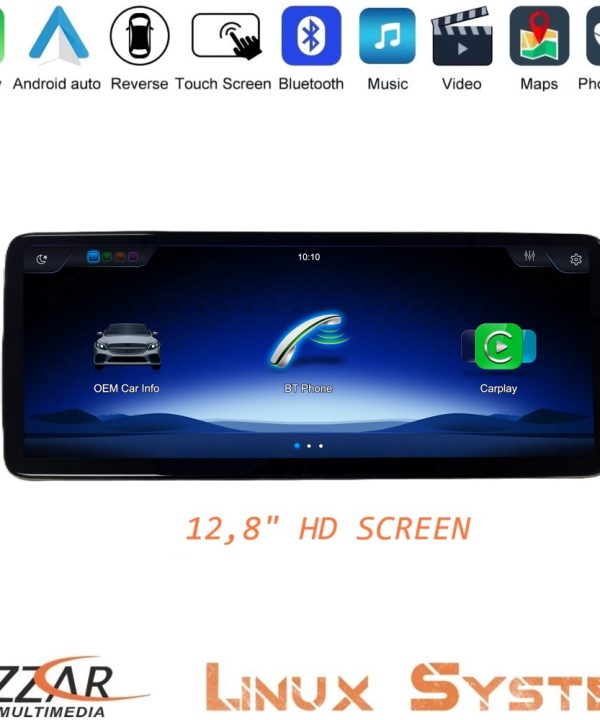 Kimpiris - Bizzar Mercedes C/GLC Class Facelift (W205/W253) NTG5.5 Linux Apple CarPlay | Android Auto screen 12.8" HD
