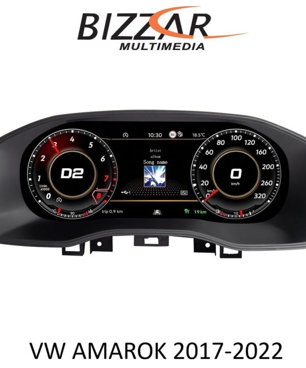 Kimpiris - Bizzar Digital Cluster VW AMAROK 2017-2020 Digital HD LCD Instrument Cluster 12.3" με Carplay | HDMI in