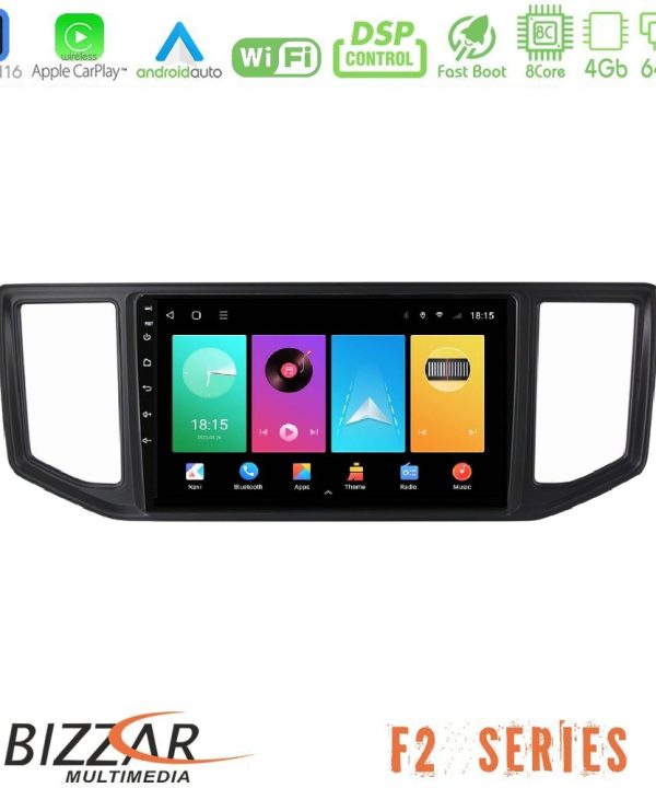 Kimpiris - Bizzar F2 Series 8Core Android16 4+64GB  Man TGE / VW Crafter 2018 – 2026 Navigation Multimedia Tablet 10"