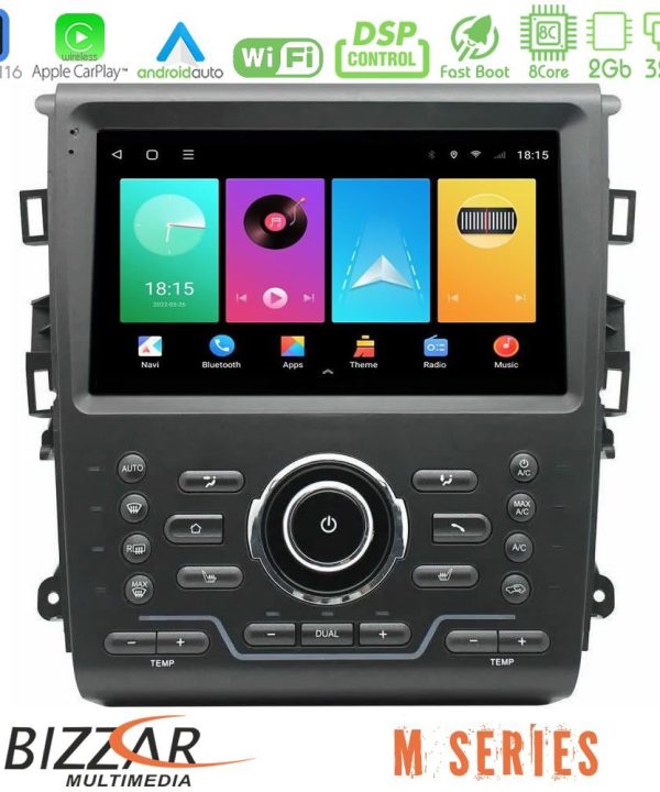 Kimpiris - Bizzar M Series 8Core Android16 2+32GB  Ford Mondeo 2014-2021 Navigation Multimedia Tablet 9"