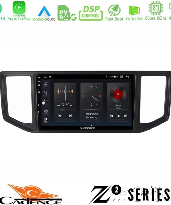Kimpiris - Cadence Z2 Series 8Core Android14 4+64GB  Man TGE / VW Crafter 2018 – 2026 Navigation Multimedia Tablet 10" Με Carplay & Android Auto Με Carplay & Android Auto