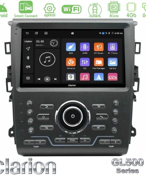 Kimpiris - Clarion GL500 Series 8Core Android ClarionOS 4+64GB  Ford Mondeo 2014-2021 Navigation Multimedia Tablet 9"
