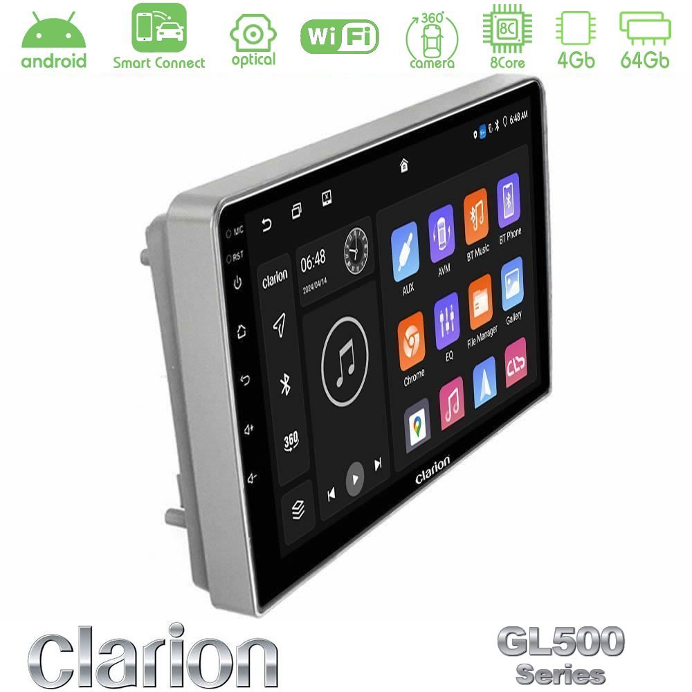 Kimpiris - Clarion GL500 Series 8Core Android ClarionOS 4+64GB Opel Astra/Corsa/Antara/Zafira Navigation Multimedia Tablet 9"