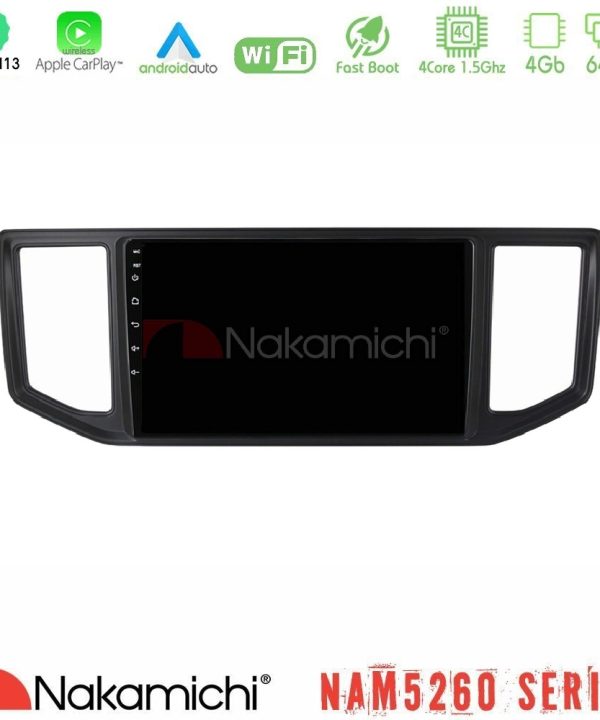 Kimpiris - Nakamichi NAM5260 Series Man TGE / VW Crafter 2018 – 2026 4Core Android13 4+64GB Navigation Multimedia Tablet 10" Με Carplay & Android Auto