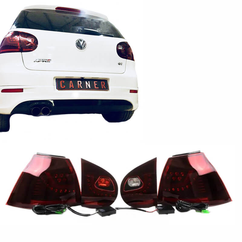 Kimpiris - Πισινά Φανάρια Set Για Vw Golf V (5) 03-08 Led Urban Style Cherry Red/Smoke Winjet