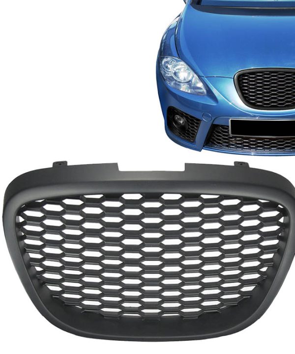 Kimpiris - Μάσκα Για Seat Leon 1P / Altea 05-09 Κυψελωτή Χωρίς Σήμα Μαύρη 1 Τεμάχιο