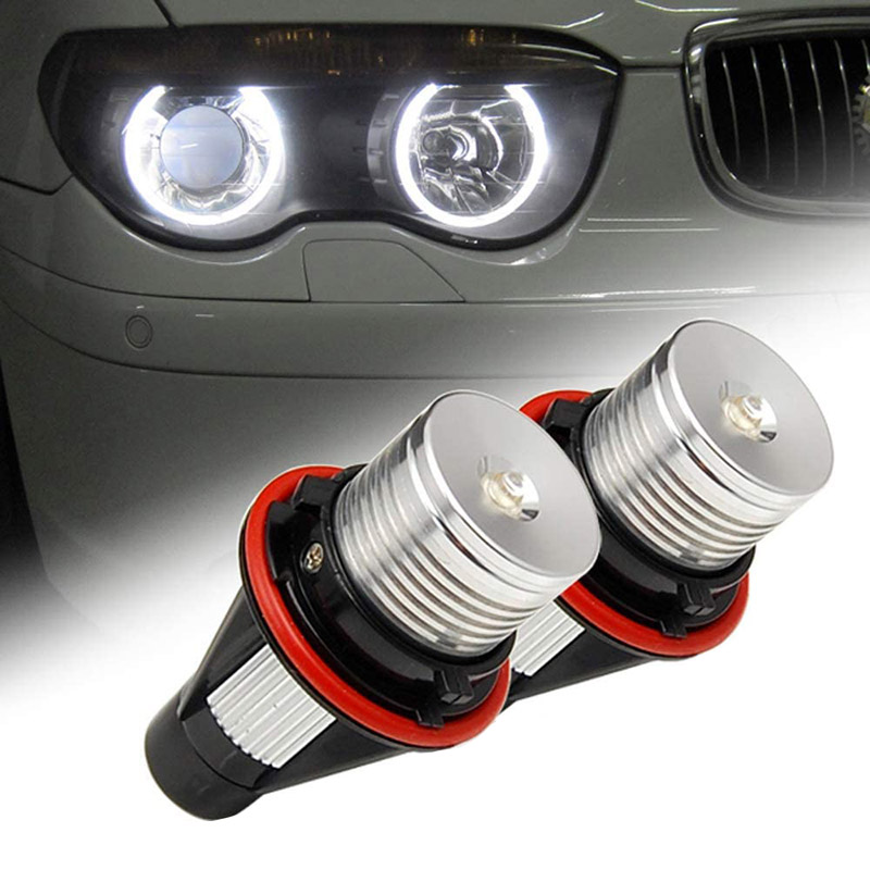 Kimpiris - Λάμπες Led Για Angel Eyes Bmw E39 / E53 / E65 / E66 / E60 / E61 / E63 / E64 / E87 6watt Λευκές 2 Τεμάχια