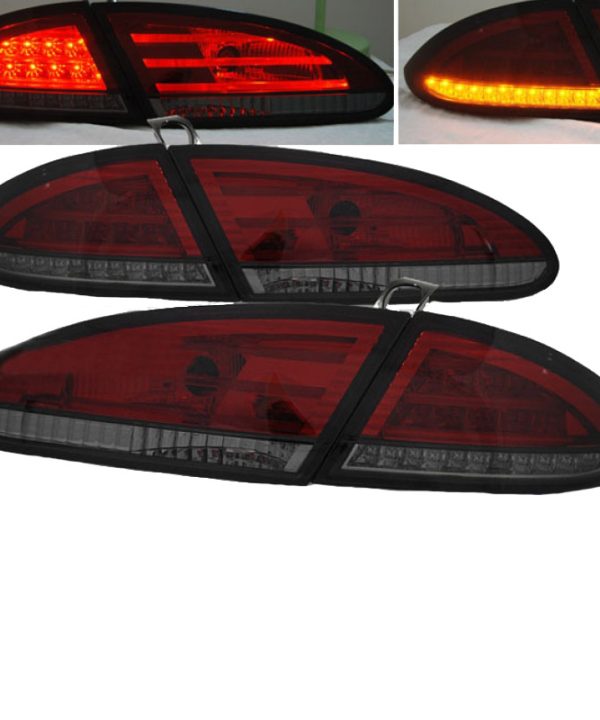 Kimpiris - Πισινά Φανάρια Set Για Seat Leon 1P 05-09 Led Κόκκινο/Φιμέ Sonar