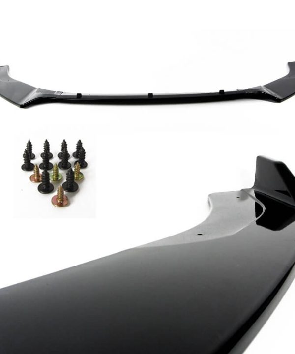 Alternative view of Μπροστινό Spoiler Για VW Golf VII (7) 12-18 GTI Έκδοση Glossy Black 3 Τεμάχια