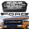 Kimpiris - Μάσκα Για Ford Ranger T8 2019+ Wild Trak Με Led Μαύρο Ματ