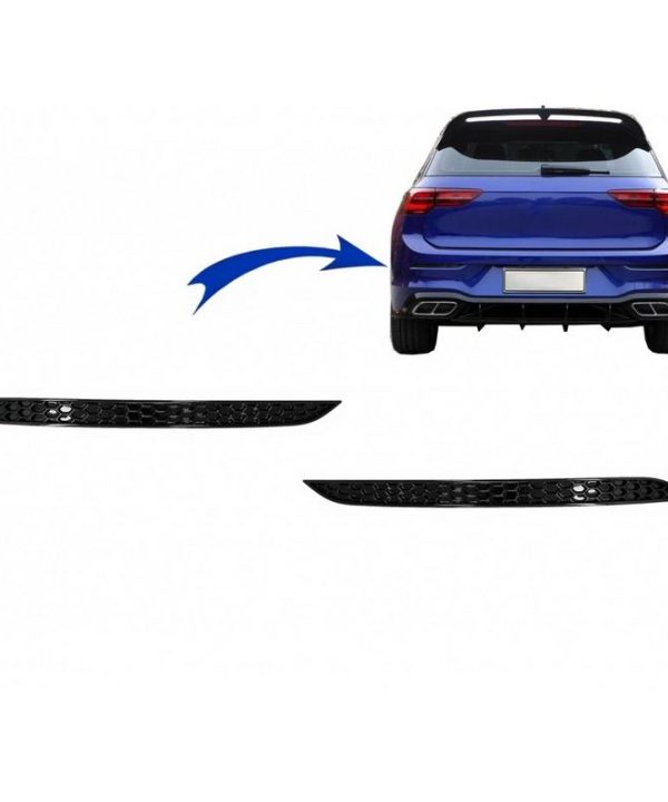 Kimpiris - Delete Kit Αντανακλαστικών Πίσω Προφυλακτήρα VW Golf VIII (8) 20+ Standard / R / GTI Honeycomb 2 Τεμάχια