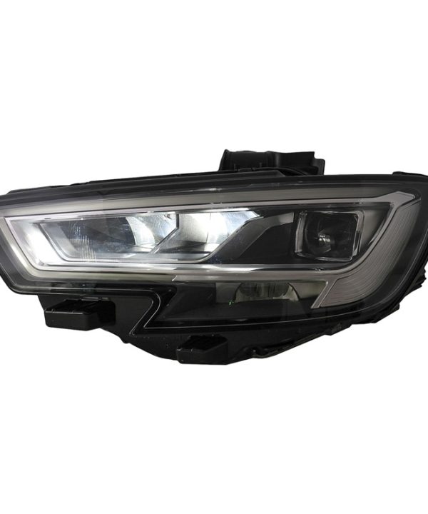 Alternative view of Μπροστινά Φανάρια Set Για Audi A3 8V 16-18 DRL Full Led & Led Signal Μαύρα Upgrade Από Εργοστασιακό Xenon Carner