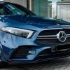 Splitters Μπροστινού Προφυλακτήρα Για Mercedes-Benz A-Class W177 19+ Amg Line Έκδοση Γυαλιστερό Μαύρο 7 Τεμάχια - Image 3