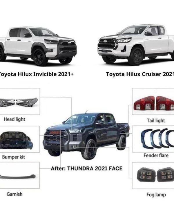 Kimpiris - Body Kit Για Toyota Hilux Revo 2016-2019 Μετατροπή Σε Tundra 2021+ Look
