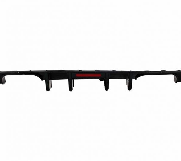 Alternative view of Diffuser Πίσω Προφυλακτήρα Για VW Golf VII (7.5) 17-20 Facelift R-Look Μαύρο Γυαλιστερό Με Led Στοπάκι