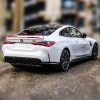 Αεροτομή Πορτ Παγκάζ Για Bmw 4 G22 2020+ 2D M4 Look Lipspoiler Γυαλιστερή Μαύρη Από Abs Πλαστικό - Image 2