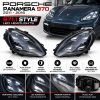 Kimpiris - Μπροστινά Φανάρια Set Για Porche Panamera 970.1 & 970.2 2011-2017 Ugrade Σε 971.1 2017+ Look Full Led (Συμβατά μόνο με τον μπροστινό προφυλακτήρα Turbo facelift)