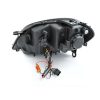 Μπροστινά Φανάρια Set Για Mercedes-Benz ML-Class W164 09-11 DRL Tube Lights Dynamic Φλας W166 Look Μαύρα H9/H1 Με Μοτέρ JunYan - Image 3