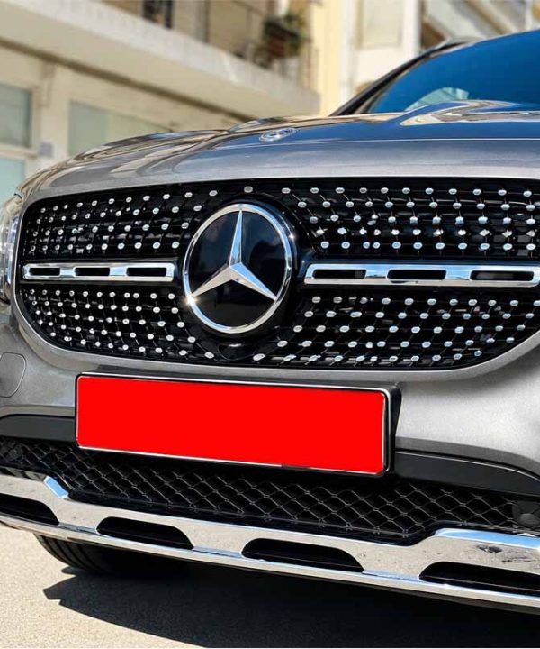 Alternative view of Μάσκα Για Mercedes-Benz GLB X247 19-23 Standard / Progressive / Style Diamond Look Χρώμιο/Μαύρο 1 Τεμάχιο