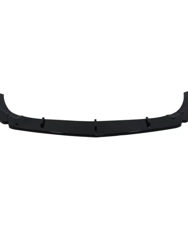 Kimpiris - Μπροστινό Spoiler Για Mercedes-Benz A-Class W177 18-23 Hatchback / Sedan Amg Line Γυαλιστερό Μαύρο V2 3 Τεμάχια